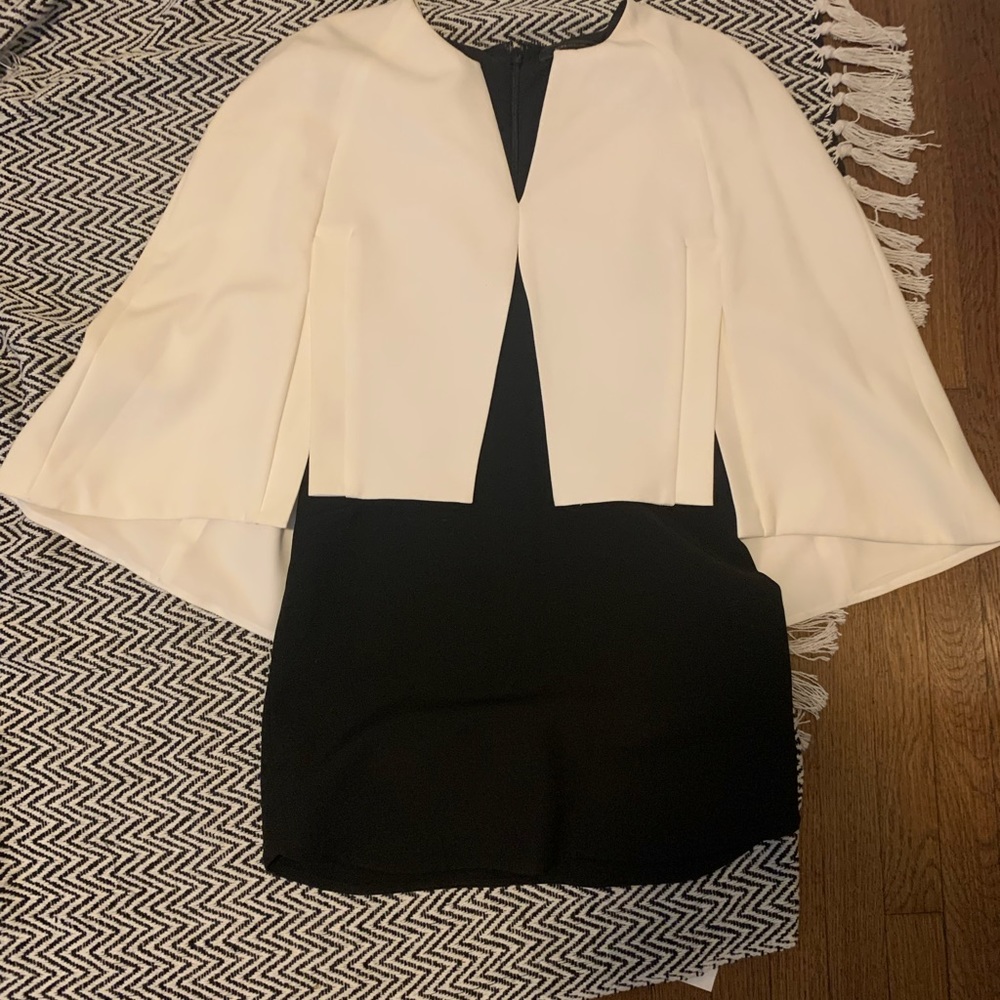 BCBG MAXAZRIA cape mini dress- size 0